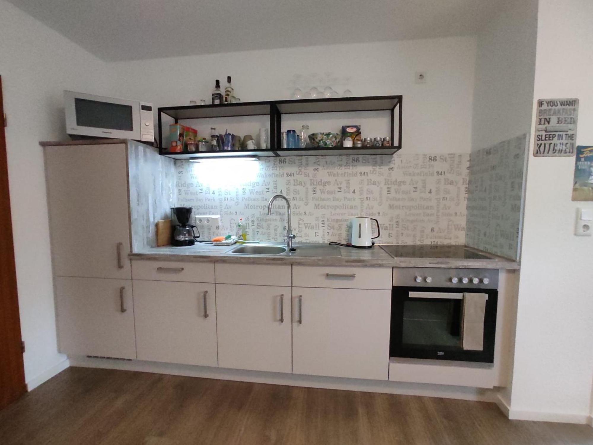 Fewo Clemens - Wohnkueche + 2 Schlafraeume + Bad + Terrasse Hamm  Exteriör bild